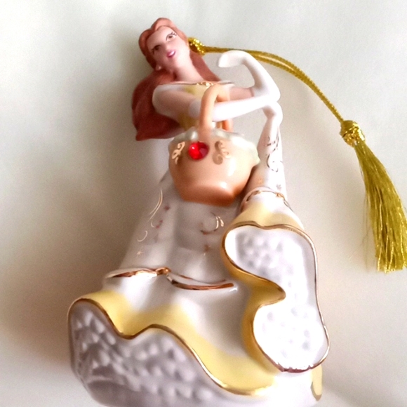 Disney Other - DISNEY AND LENOX CHRISTMAS BELLE ORNAMENT